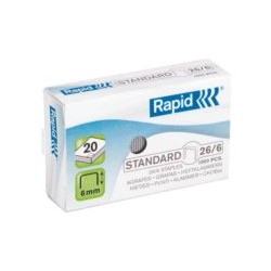 Zszywki Rapid Standard 26/6 1000szt/pud 263194